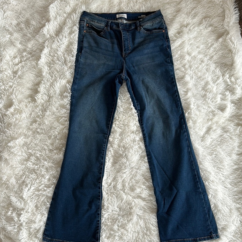 Women's Blue Boot Cut SoHo High Rise Jeans